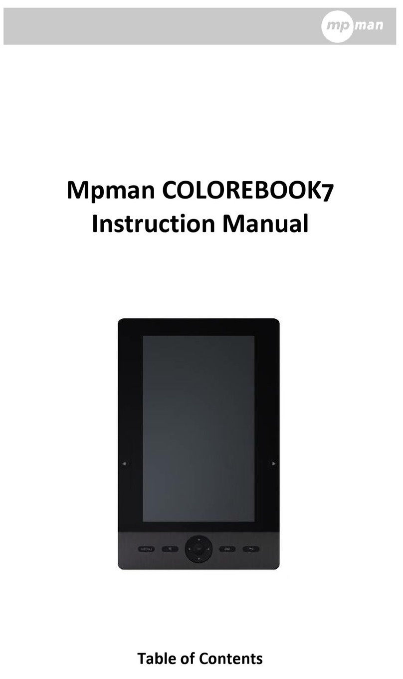 MP-Man COLOREBOOK 7 User manual