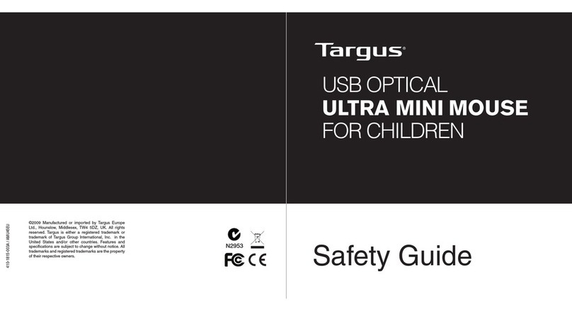 Targus AMU4501 Installation and operating manual Targus AMU4501 Installation and operating manual