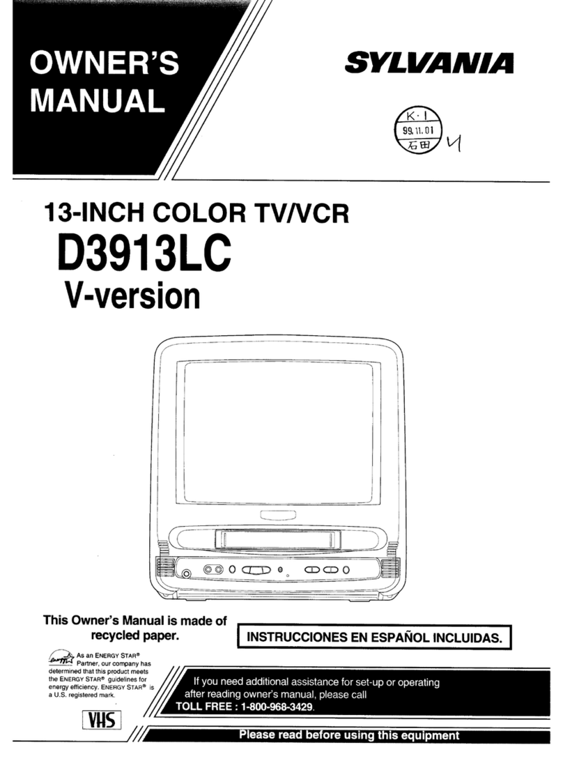 Sylvania D3913LC User manual