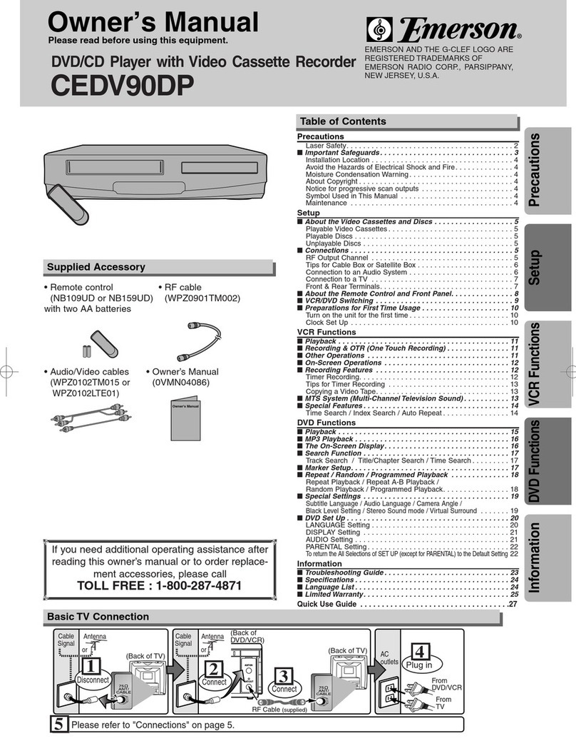 Emerson CEDV90DP User manual