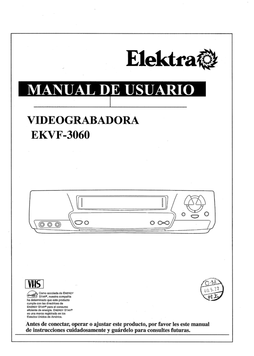 ELEKTRA EKVF3060 Manual de usuario