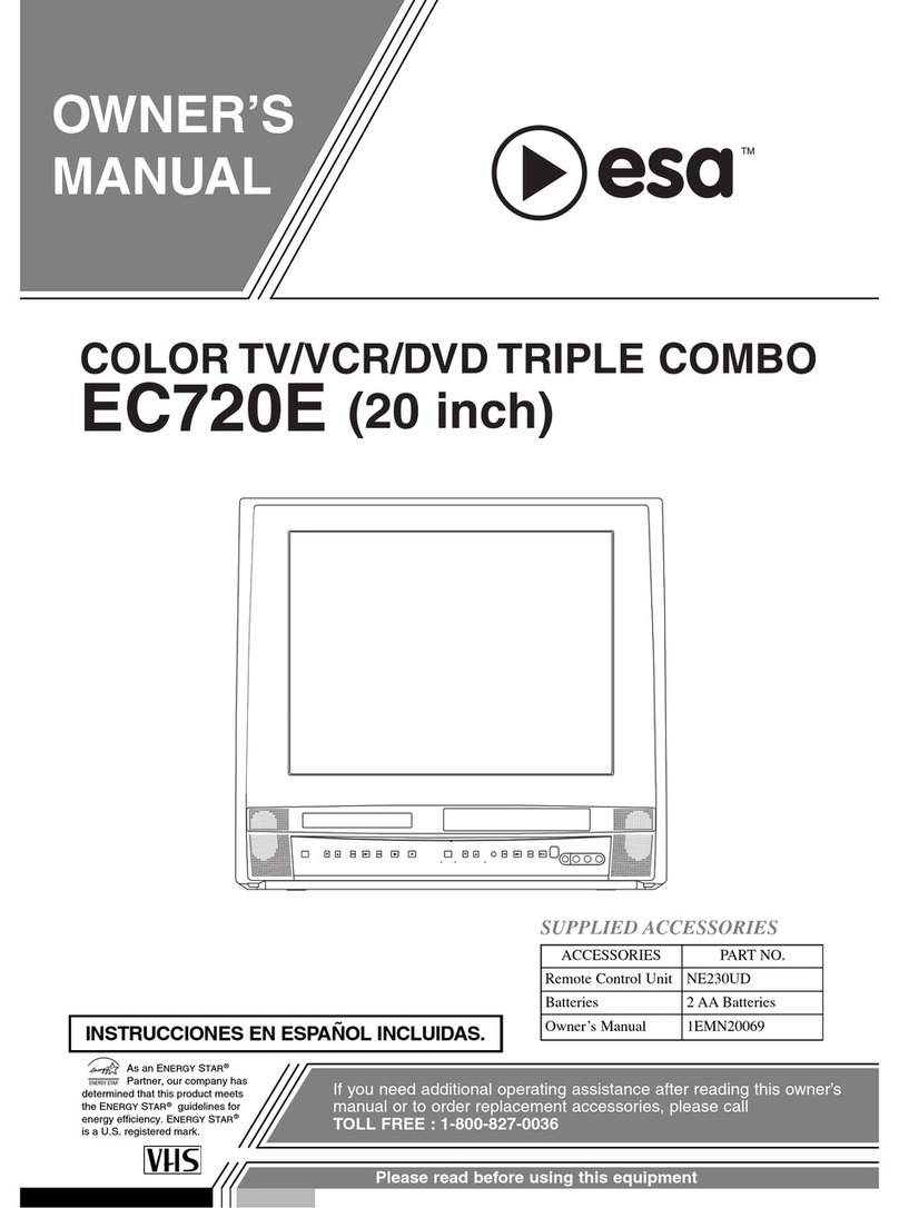 ESA EC720E owner's manual