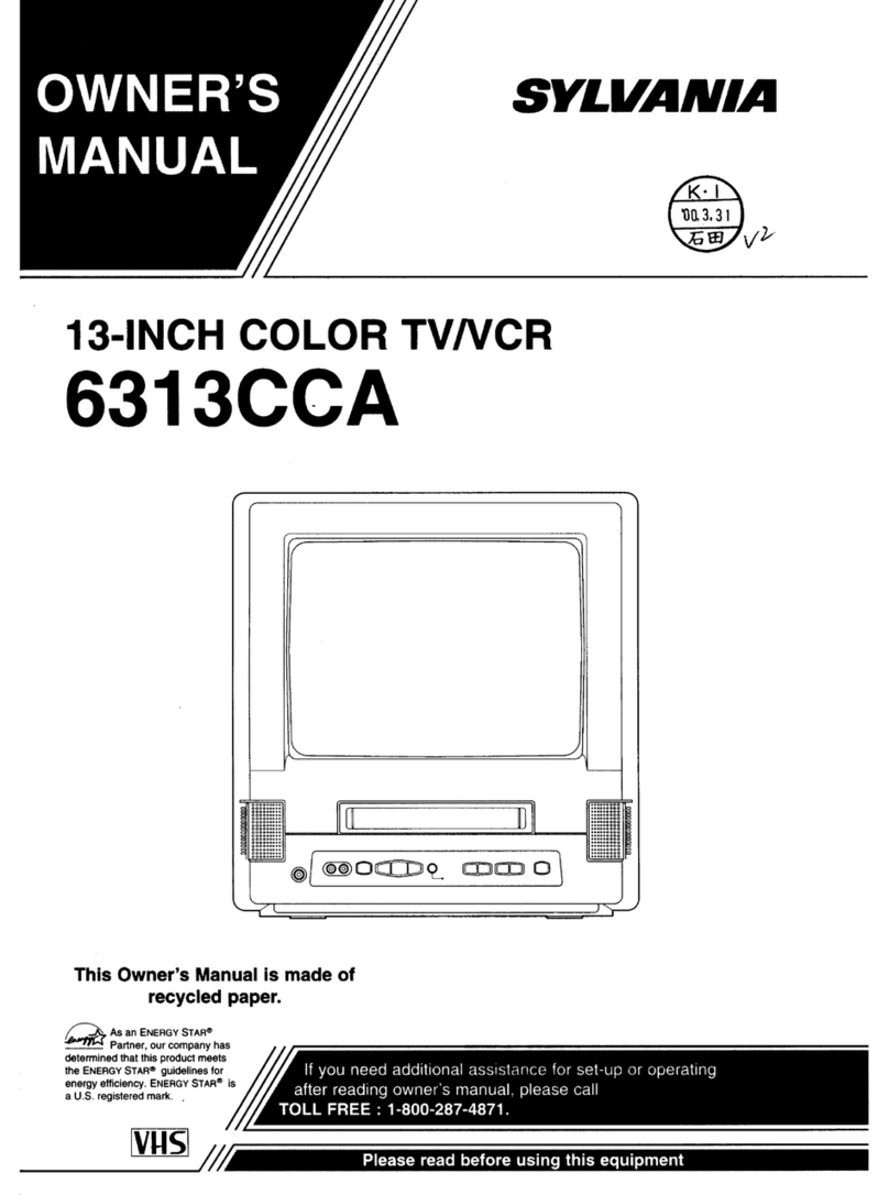 Sylvania 6313CCA owner's manual