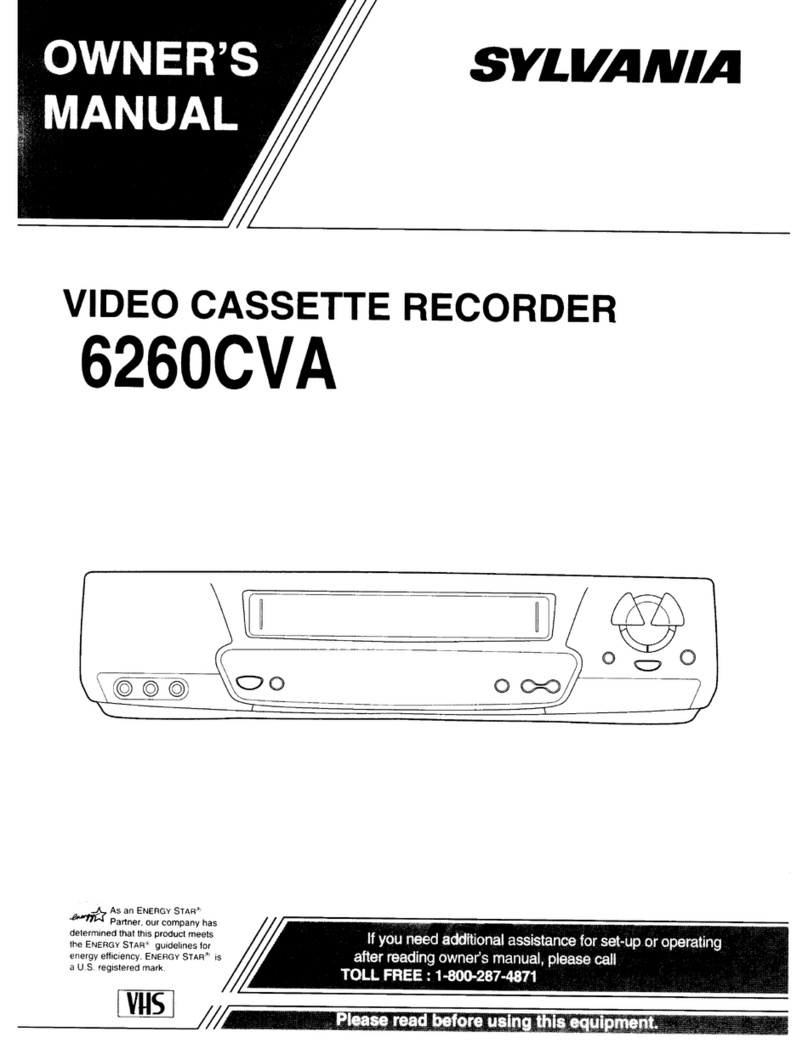 Sylvania 6260CVA User manual