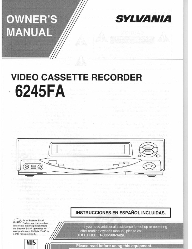 Sylvania 6245FA User manual Sylvania 6245FA User manual
