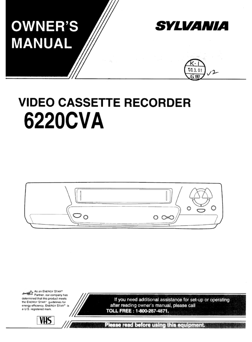 Sylvania 6220CVA owner's manual