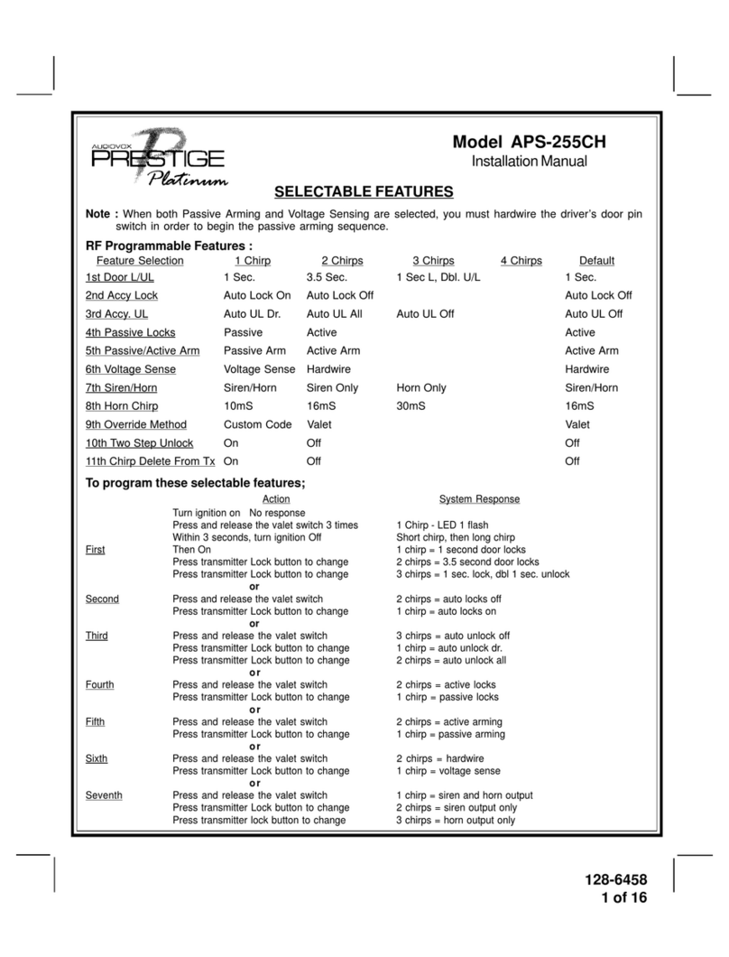 Prestige 1286458 installation manual