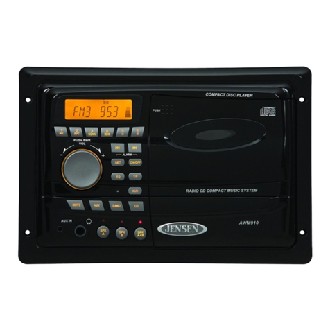 Jensen AWM910 owner's manual
