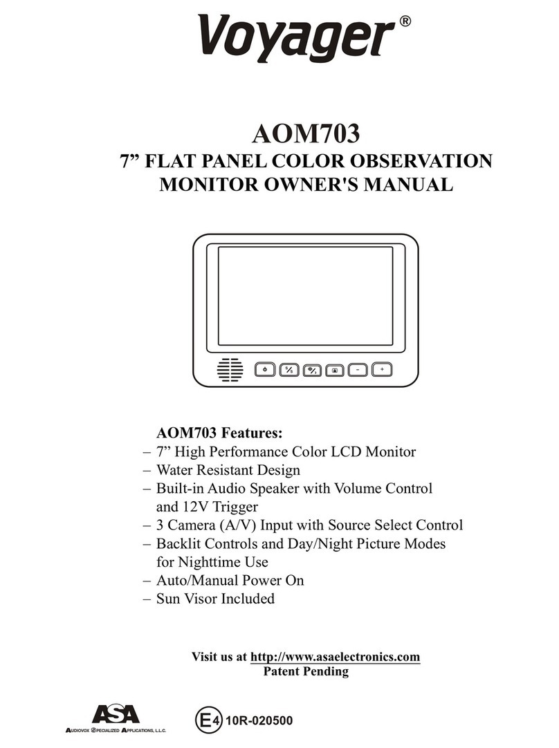 Voyager AOM703 User manual