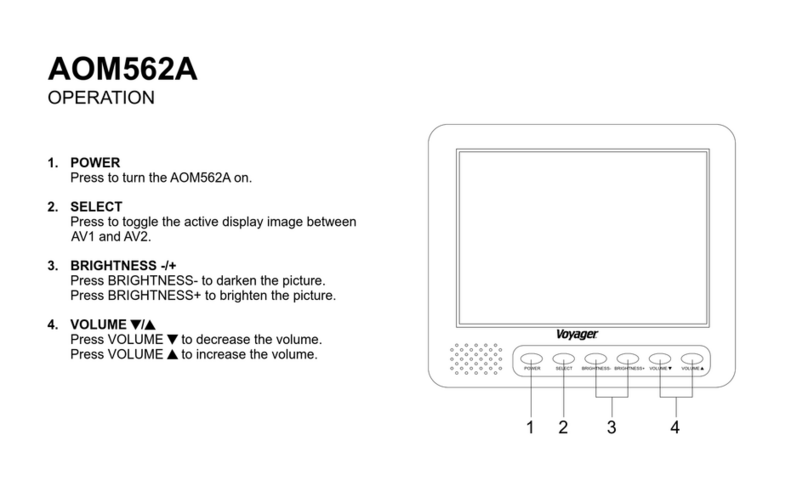 Audiovox AOM562A Instruction Manual