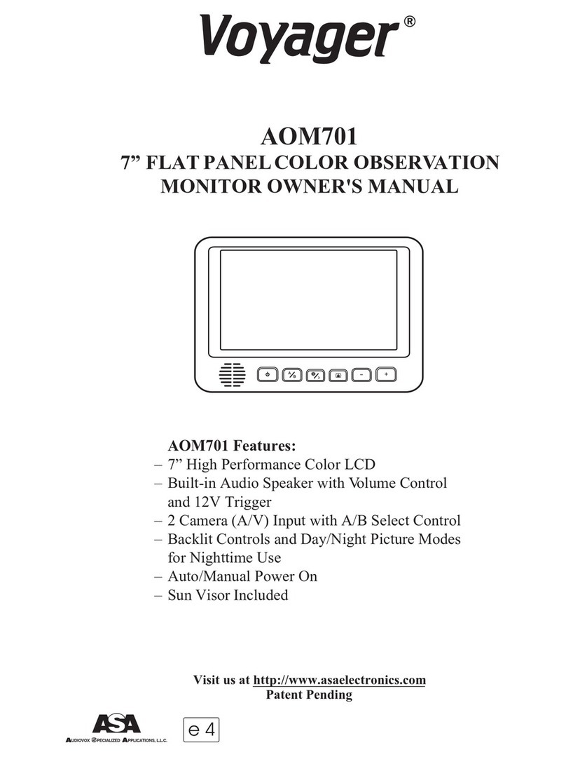 Voyager AOM701 User manual