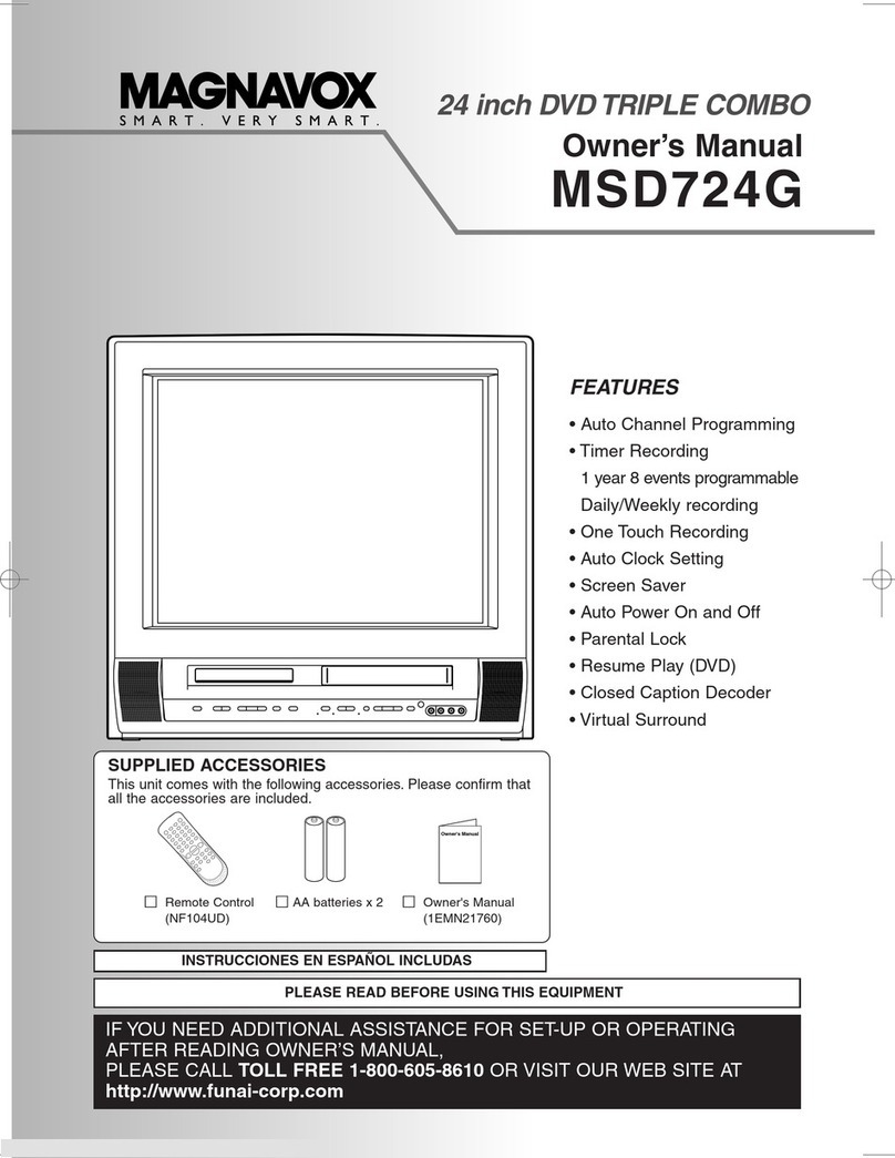 Magnavox MSD724G User manual