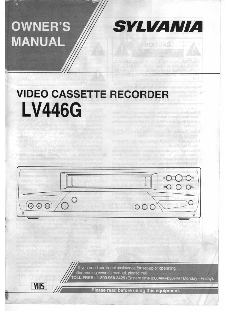 Sylvania LV446G User manual