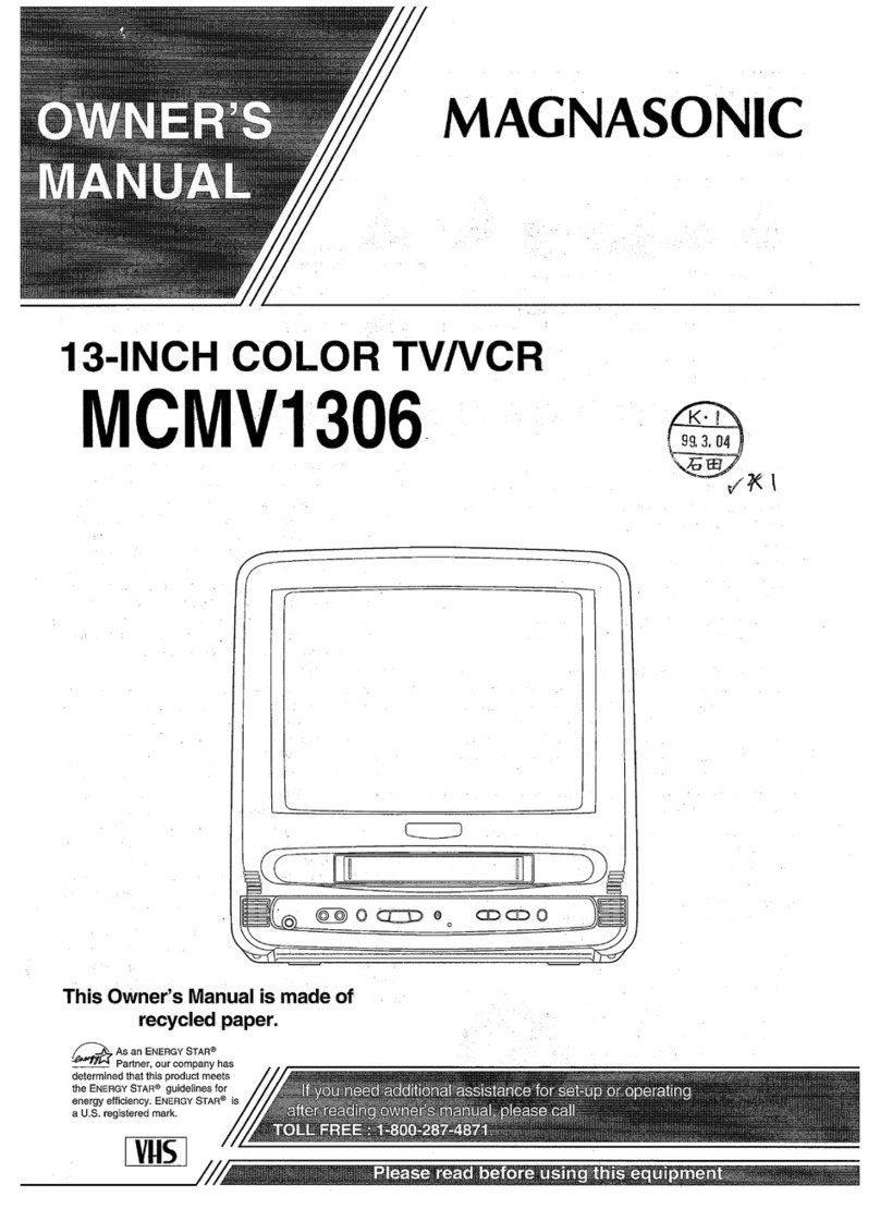 Magnasonic MCMV1306 owner's manual
