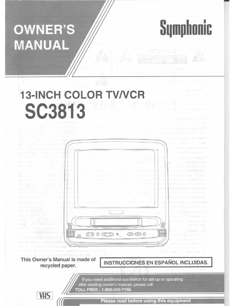 Symphonic SC3813 owner's manual