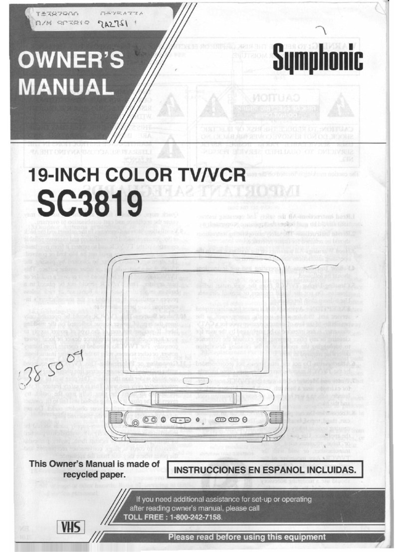 Symphonic SC3819 User manual