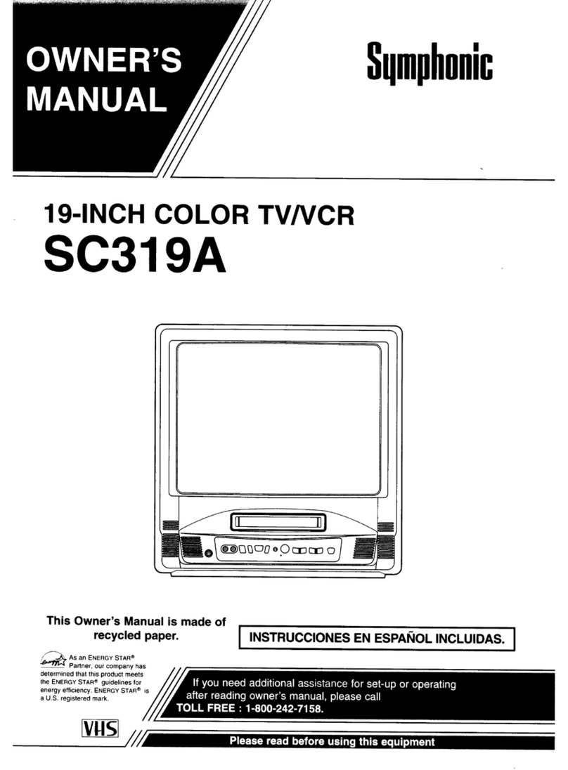 Symphonic SC319A User manual Symphonic SC319A User manual