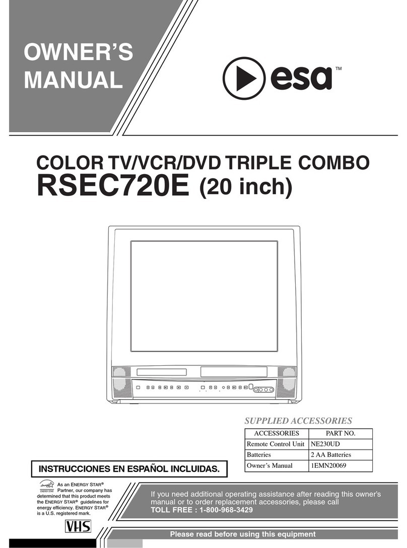 ESA RSEC720E owner's manual