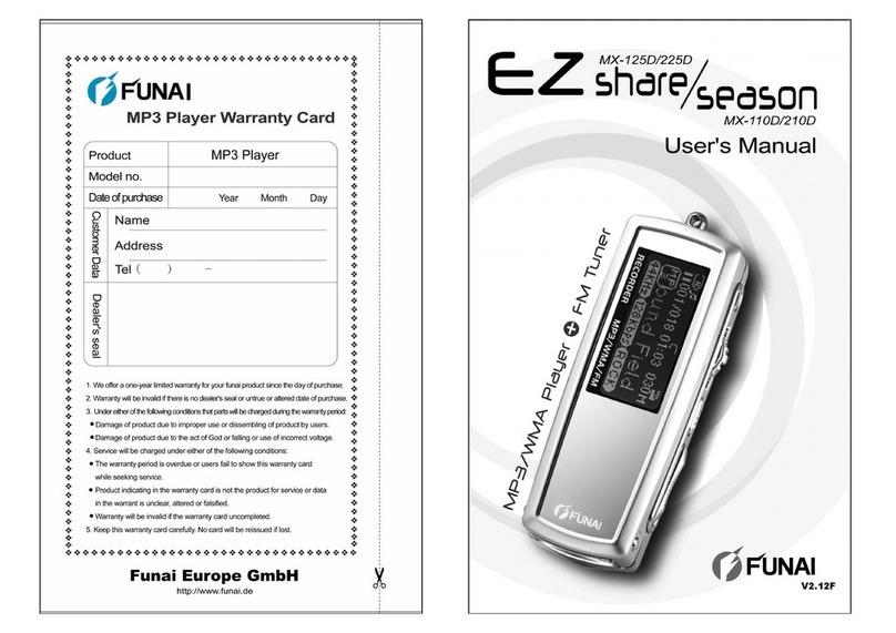 FUNAI EZ season MX-110D user manual