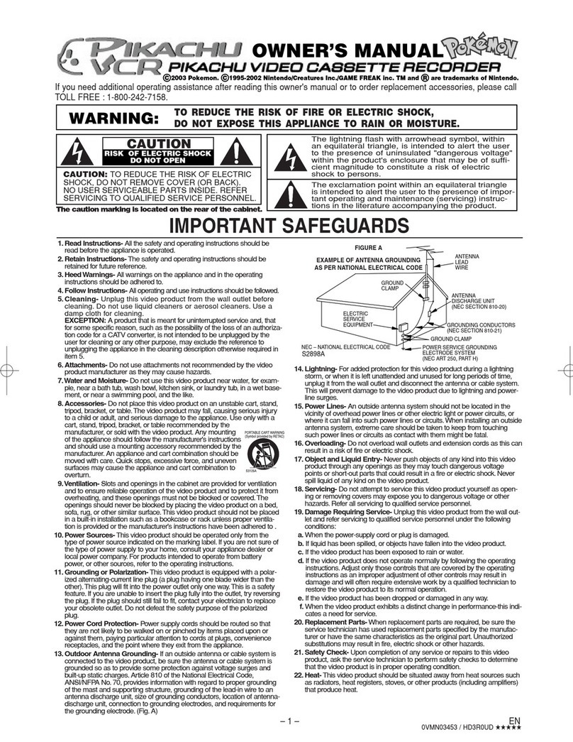 FUNAI PK240D owner's manual
