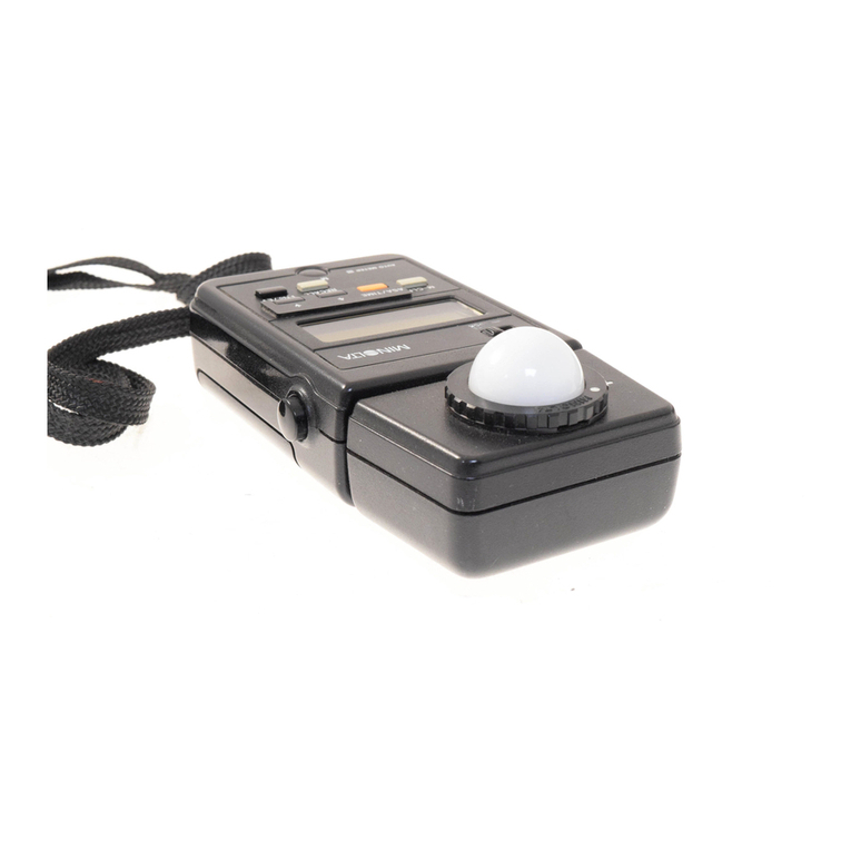 Minolta AUTOMETER III - PART 3 manual