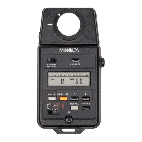 Minolta AUTO METER IIIF - PART 3 User manual