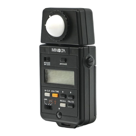 Minolta AUTO METER IIIF - PART 1 User manual