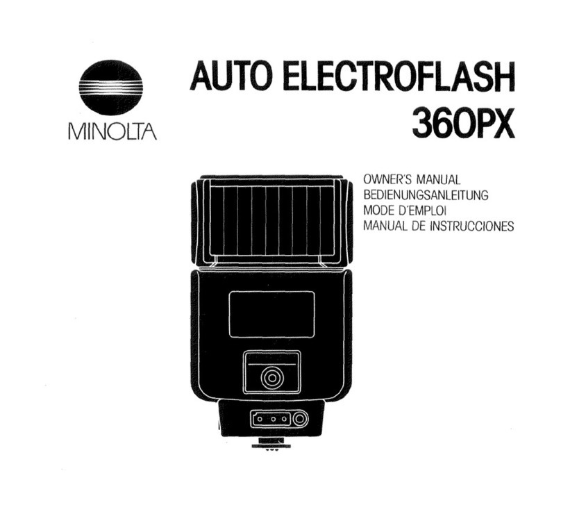 Minolta AUTO ELECTROFLASH 360PX manual
