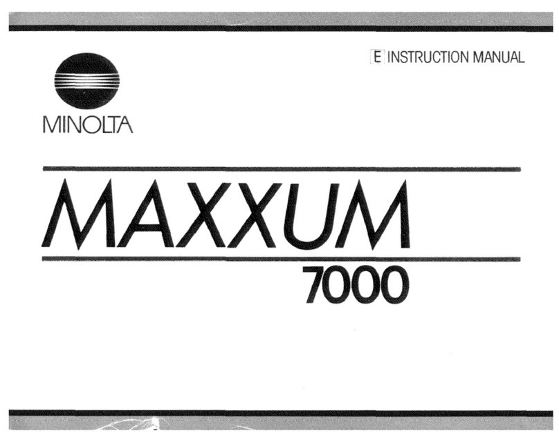 Minolta 7000 MAXXUM User manual