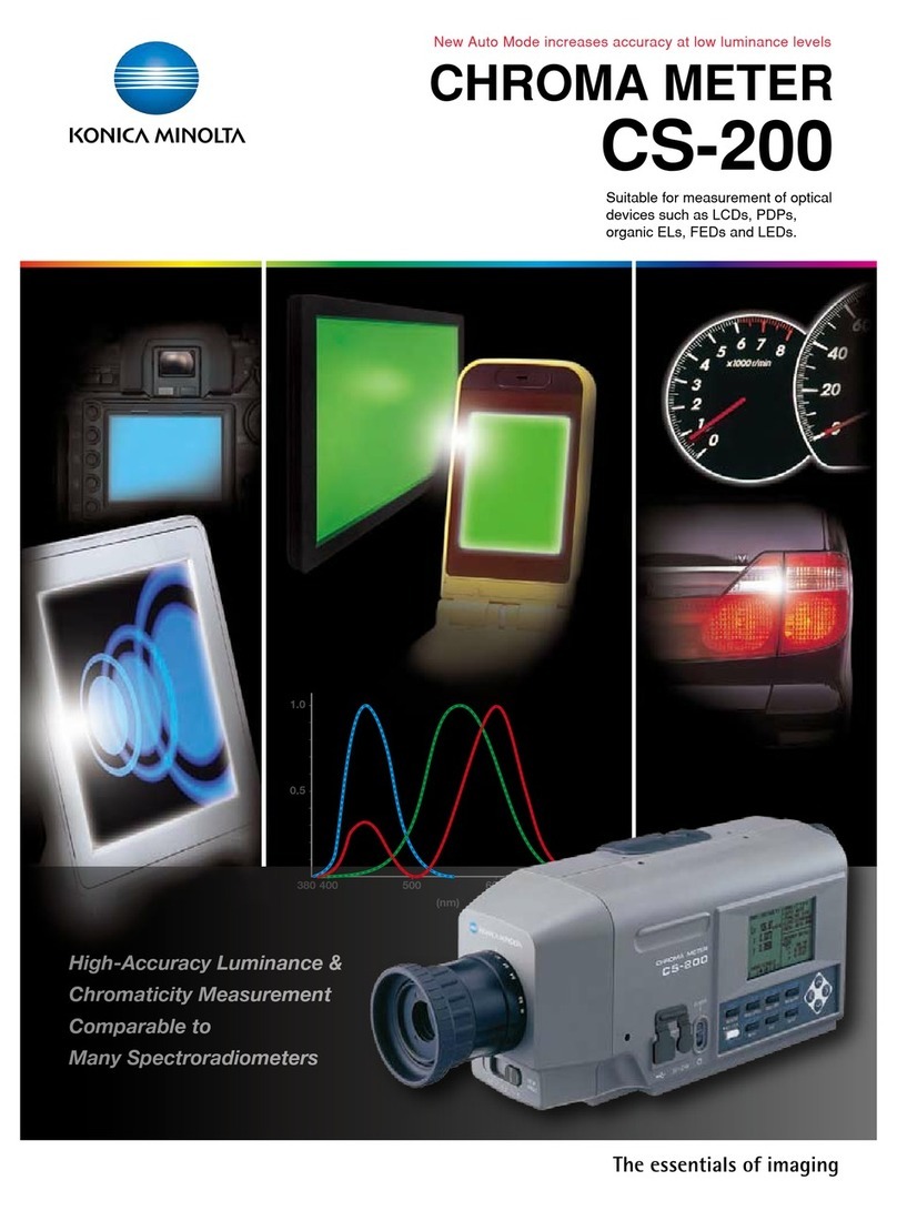 Konica Minolta CHROMA METER CS-200 brochure