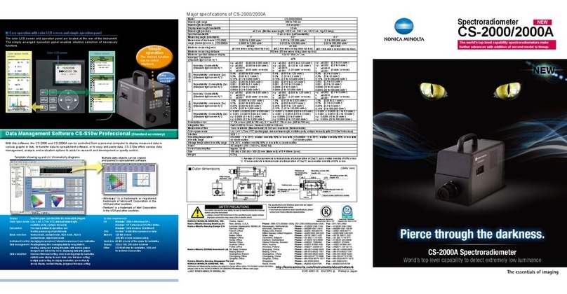 Konica Minolta CS-2000 brochure