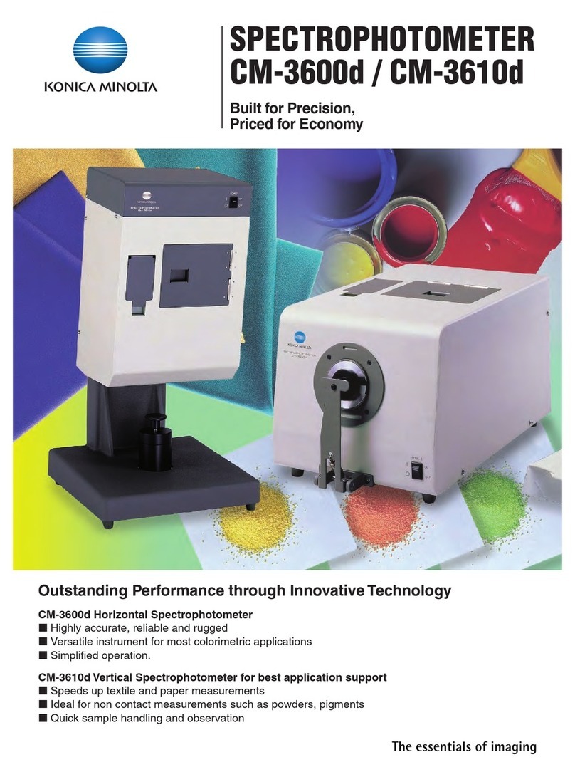 Konica Minolta CM3610D User manual