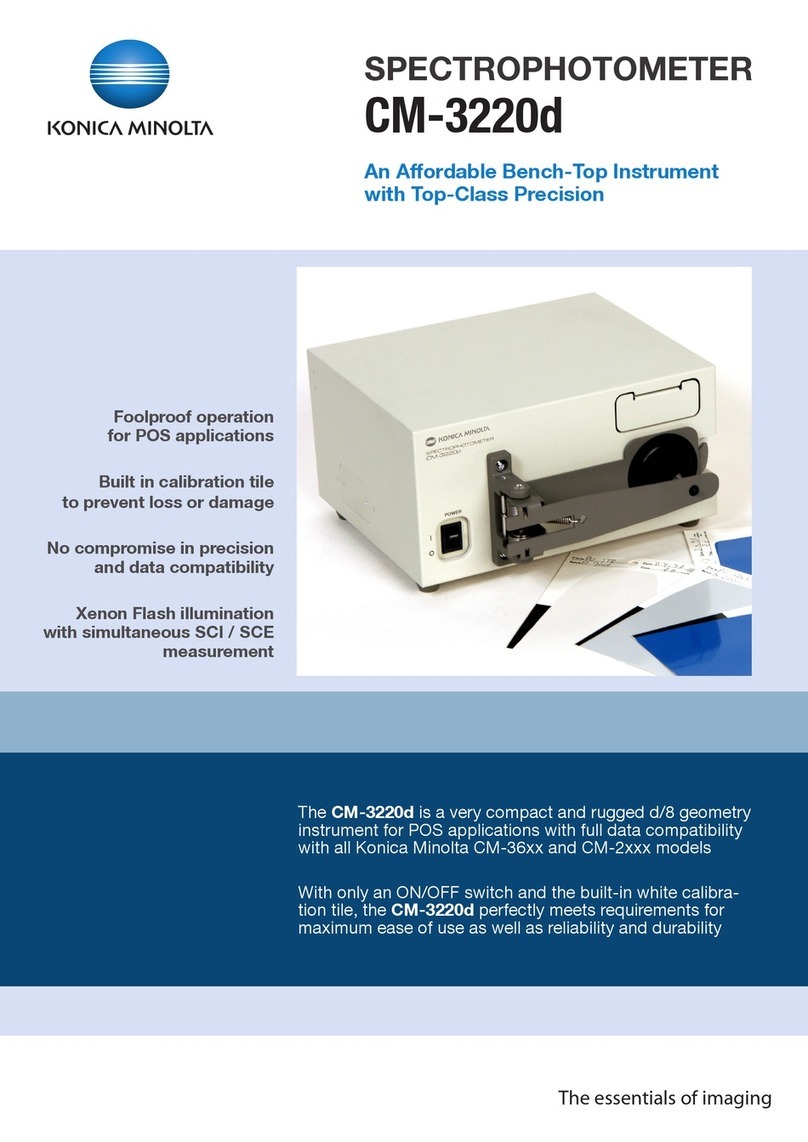 Konica Minolta CM-3220D User manual