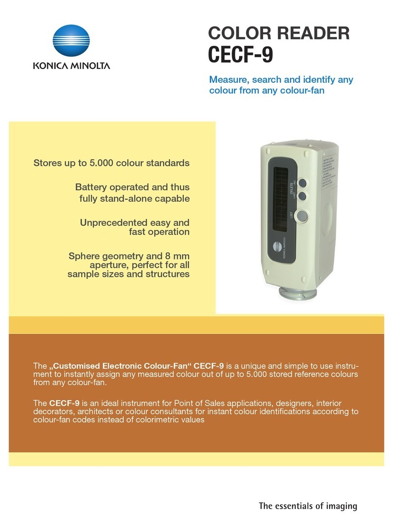 Konica Minolta CECF-9 User manual