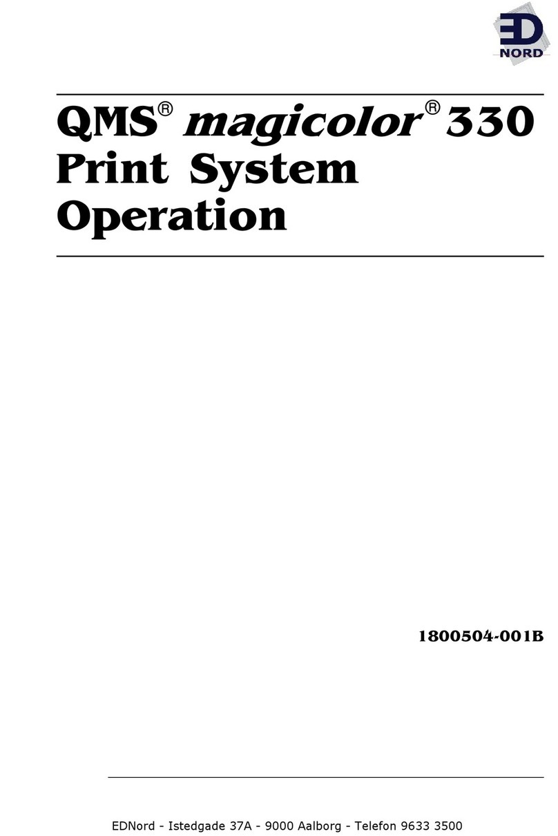 QMS Magicolor 330 Instruction Manual