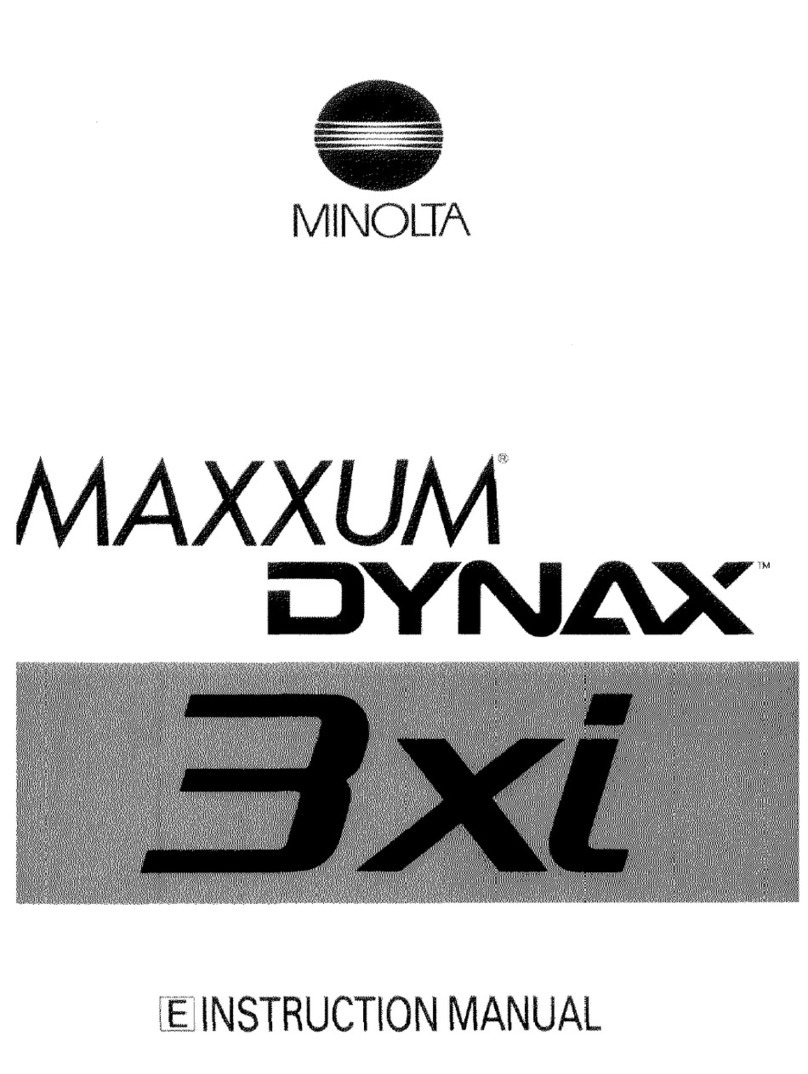 Minolta Maxxum Dynax 3xi User manual Minolta Maxxum Dynax 3xi User manual