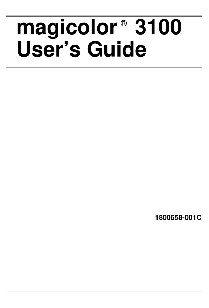 Minolta Magicolor 3100 Series User manual