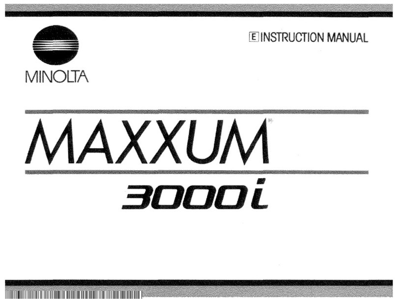 Minolta Maxxum 3000i User manual Minolta Maxxum 3000i User manual
