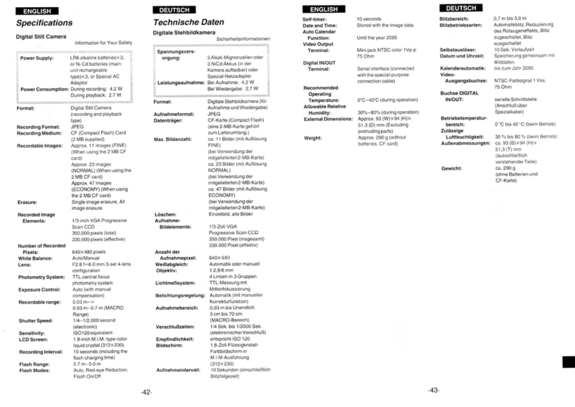 Minolta K-QM-3501E - PART 6 User manual