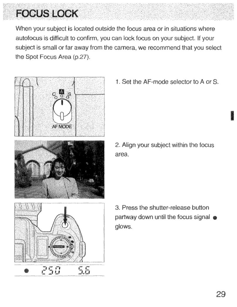 Minolta MAXXUM 600SI - FOCUS LOOK User manual Minolta MAXXUM 600SI - FOCUS LOOK User manual
