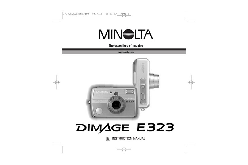 Minolta DIMAGE E323 - SOFTWARE instruction manual