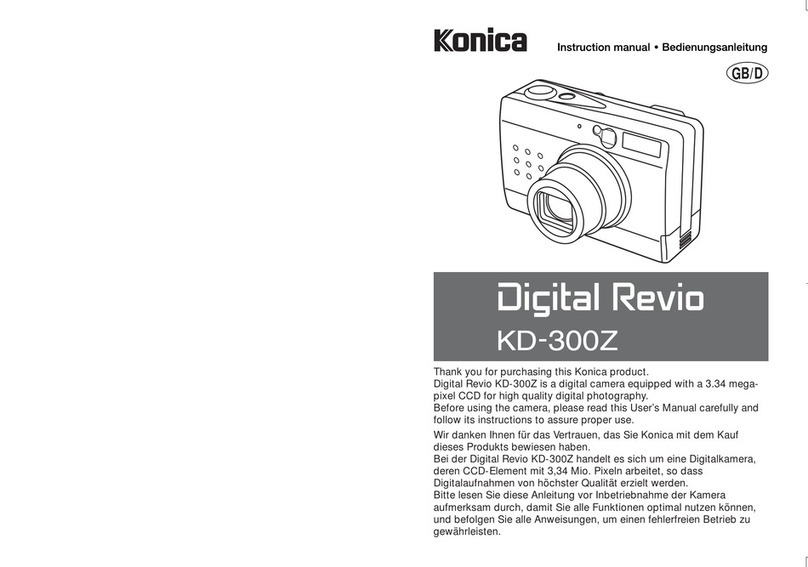 Konica Minolta Digital Revio KD-300Z User manual Konica Minolta Digital Revio KD-300Z User manual