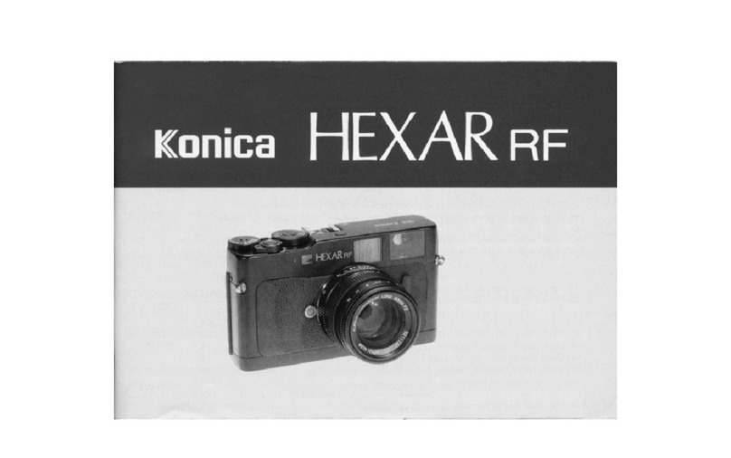 Minolta HEXAR RF User manual Minolta HEXAR RF User manual