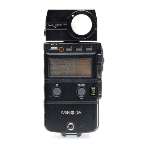 Minolta FLASH METER IV - PART 2 User manual