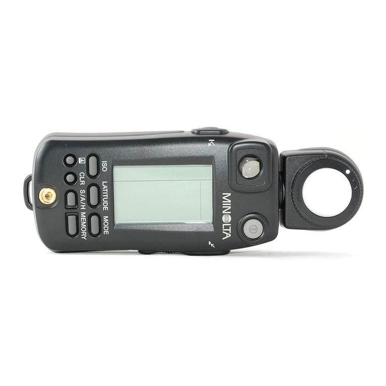 Minolta FLASH METER VI User manual