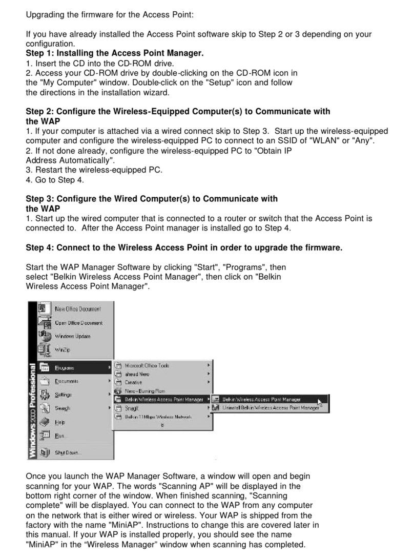 Belkin APFIRMWARE manual