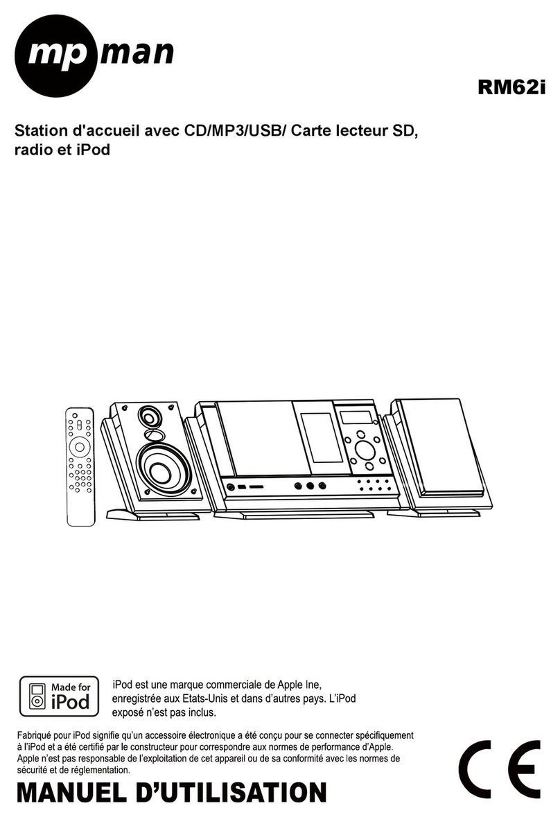 MP-Man XRM 62I instruction manual