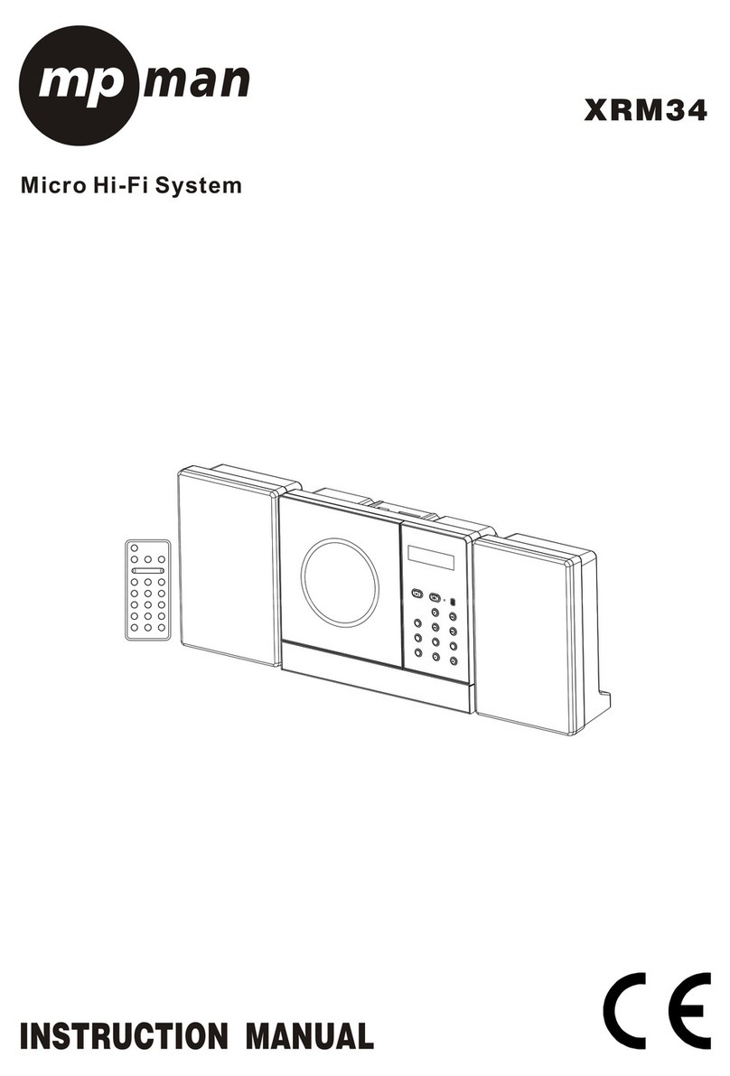 MP-Man XRM 34 User manual