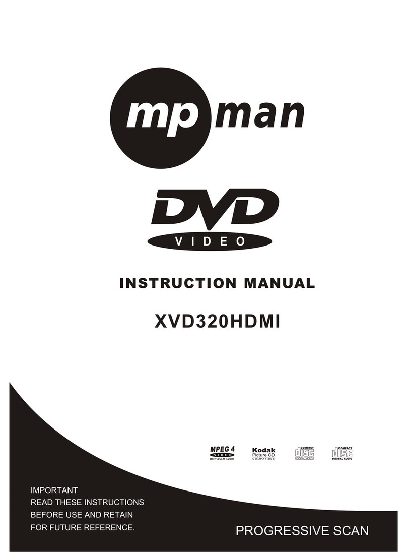 MP-Man XV-D320HDMI User manual
