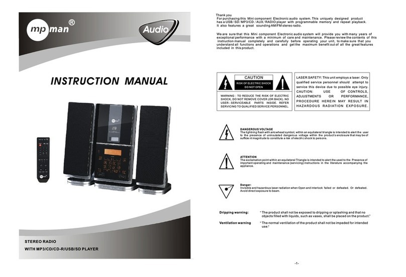 MP-Man XRM 33 manual